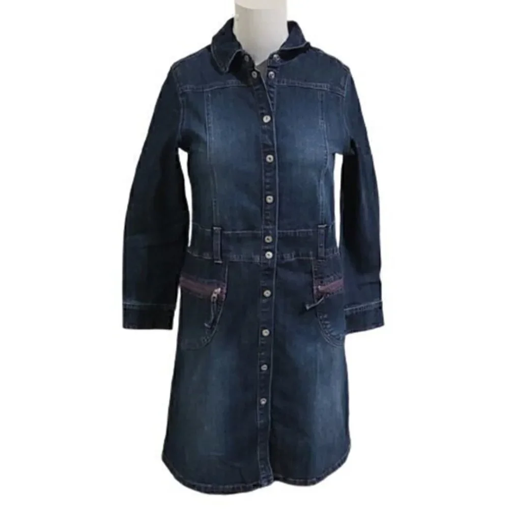 [Children's Place] Jean Button Down Dress - Sz 12